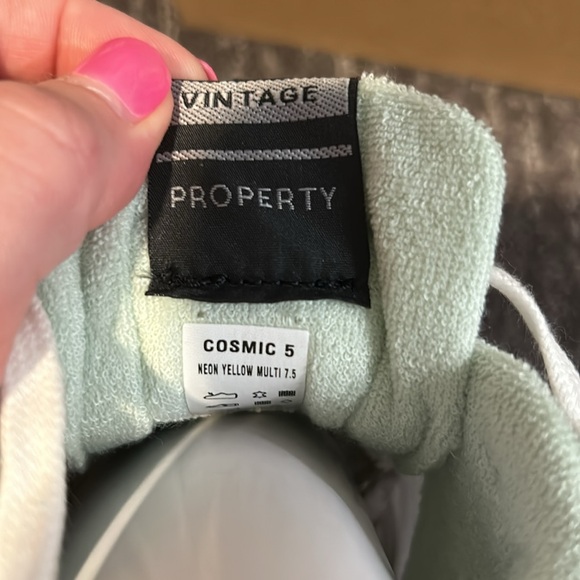 ✨Vintage Havana Neon Cosmic Sneakers NEW WITHOUT BOX/Tags size 7.5 💚 - Picture 7 of 7